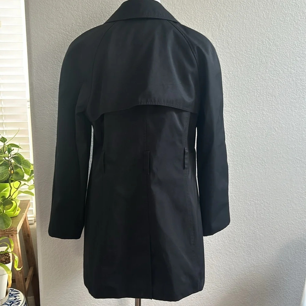 Marc New York Andrew Marc Black Trench Coat - Picture 4 of 7
